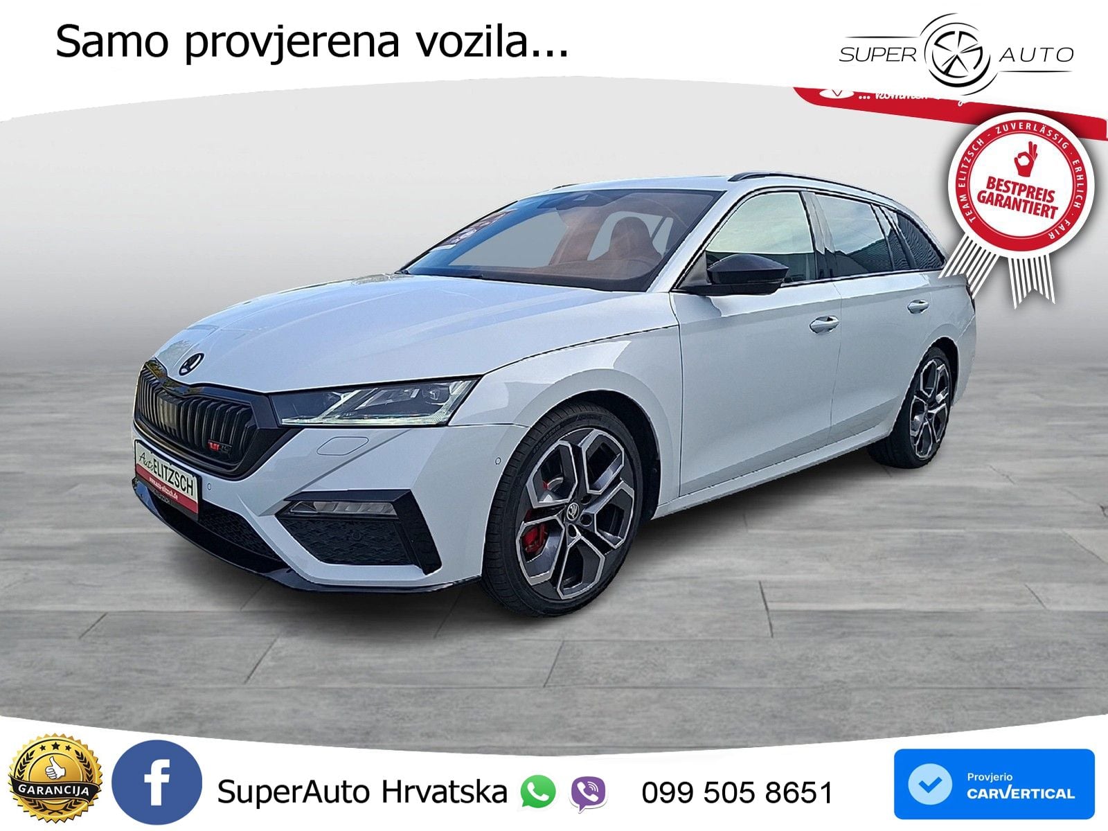 Škoda Octavia Combi RS 2.0 TSI (245 KS) DSG MATRIX+GR SJED+KAM