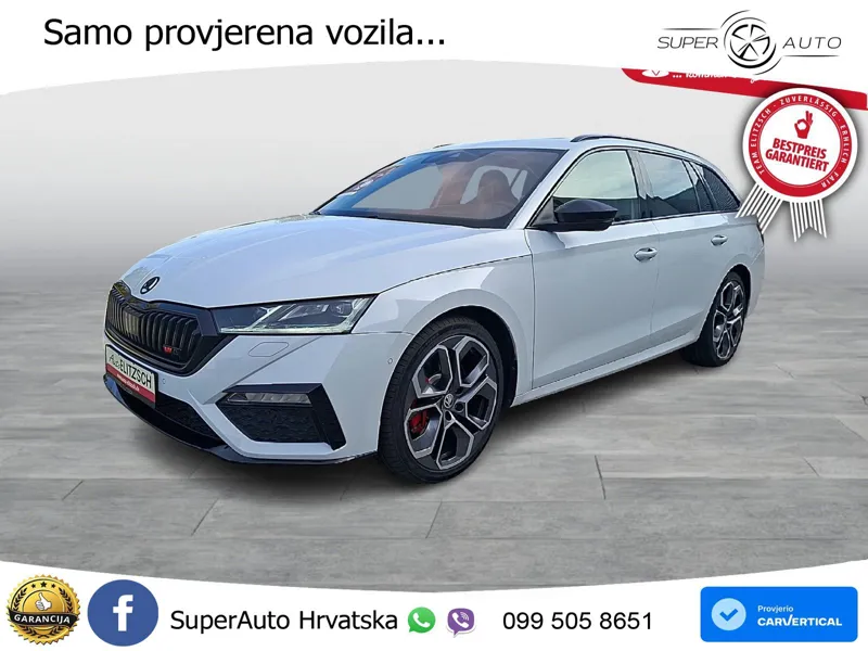 Škoda Octavia Combi RS 2.0 TSI (245 KS) DSG MATRIX+GR SJED+KAM