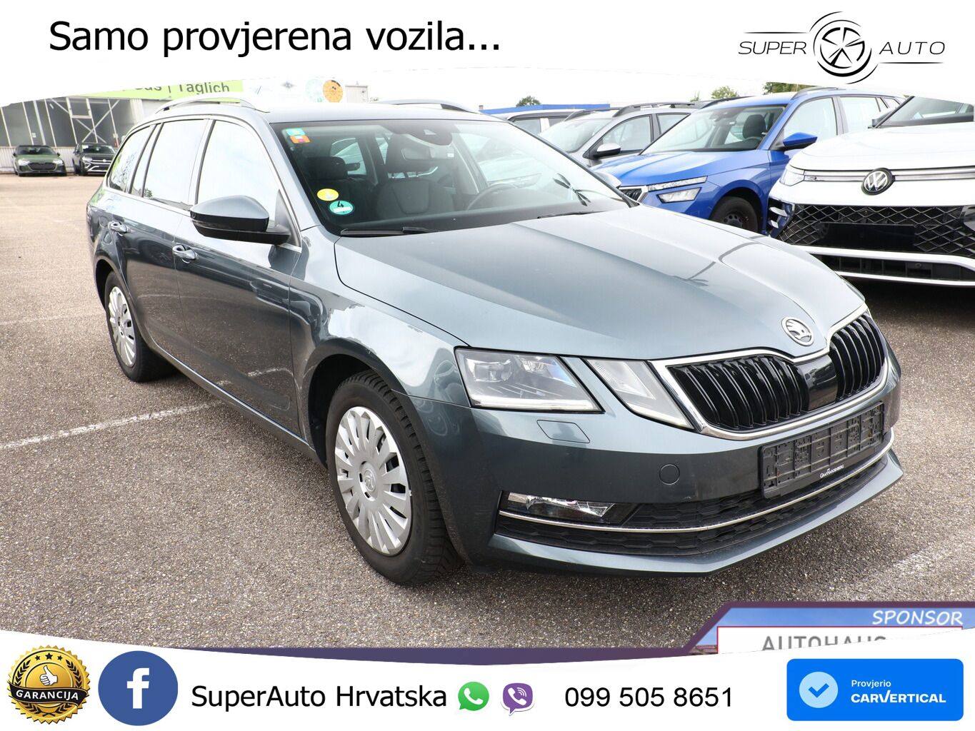 Škoda Octavia Combi 2.0 TDI (150 KS) DSG LED+GR SJED+ACC