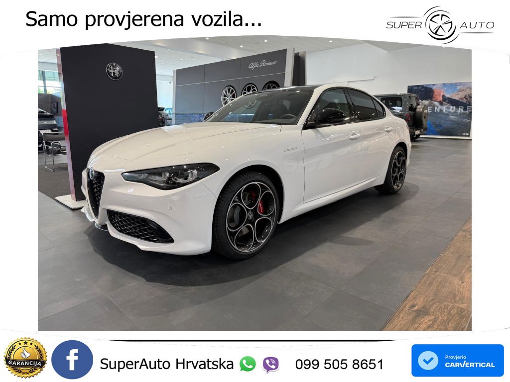 Alfa Romeo Giulia 2.0 Turbo (280 KS) Q4 Automatic LED+GR SJED+ACC