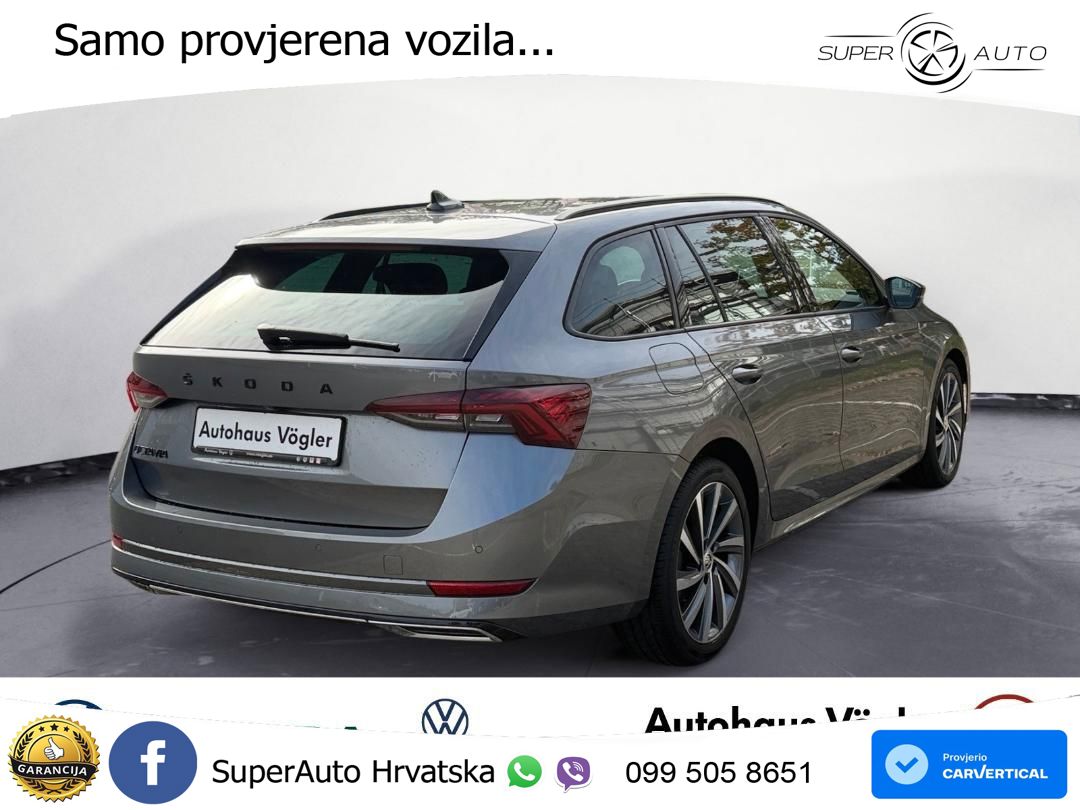 Škoda Octavia Combi 2.0 TDI (150 KS) DSG SportLine MATRIX+GR SJED+KAM