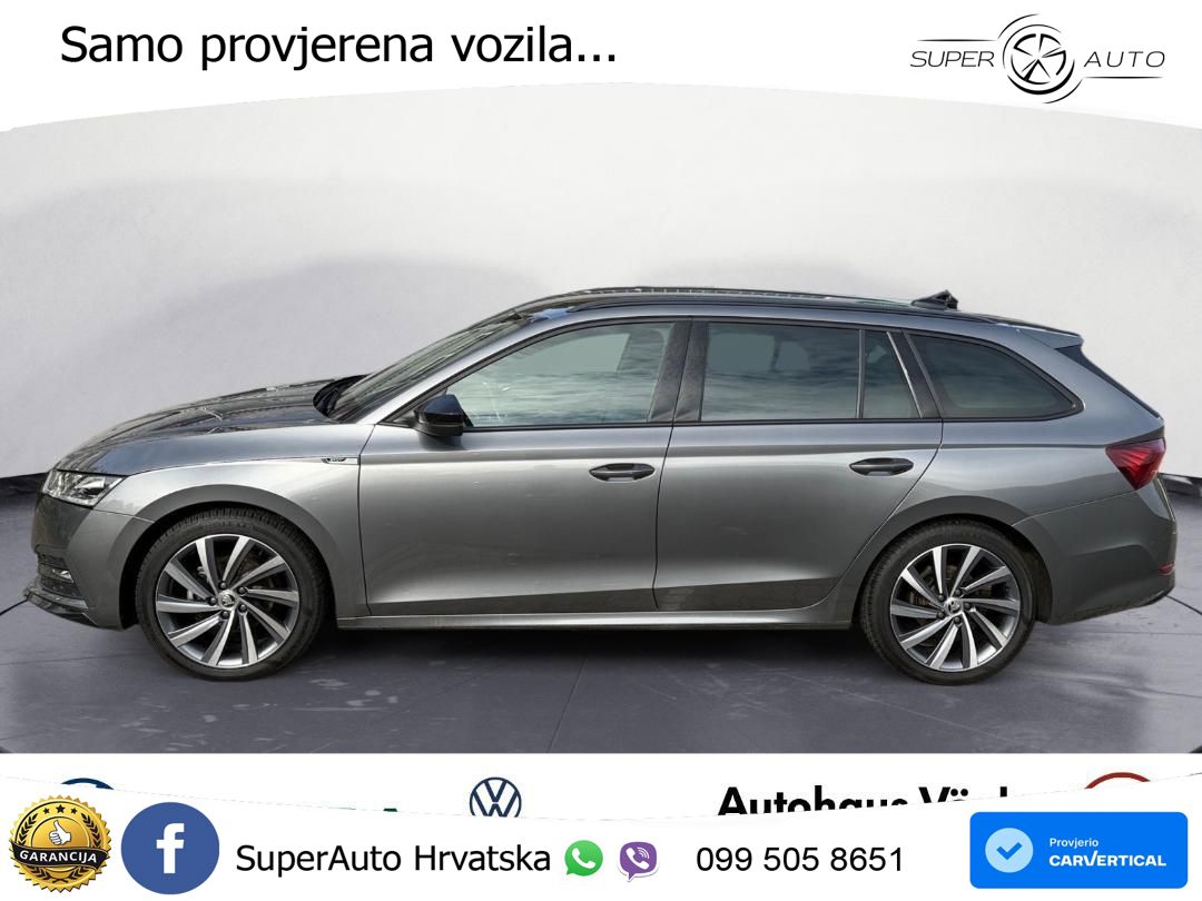 Škoda Octavia Combi 2.0 TDI (150 KS) DSG SportLine MATRIX+GR SJED+KAM
