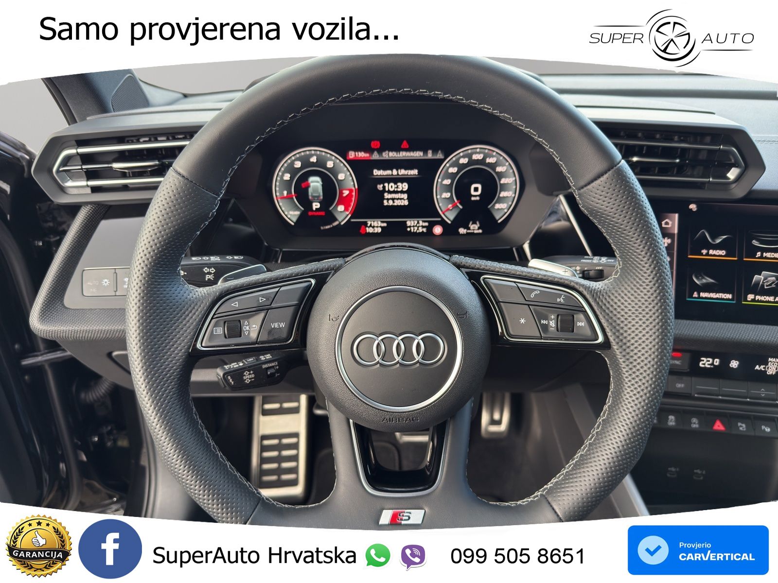 Audi S3 2.0 TFSI (333 KS) quattro S tronic MATRIX+GR SJED+KAM