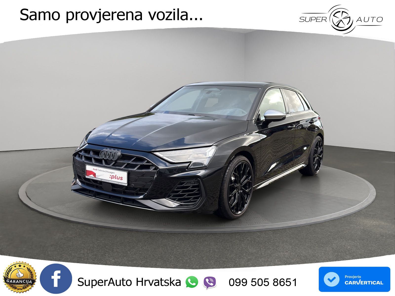 Audi S3 2.0 TFSI (333 KS) quattro S tronic MATRIX+GR SJED+KAM