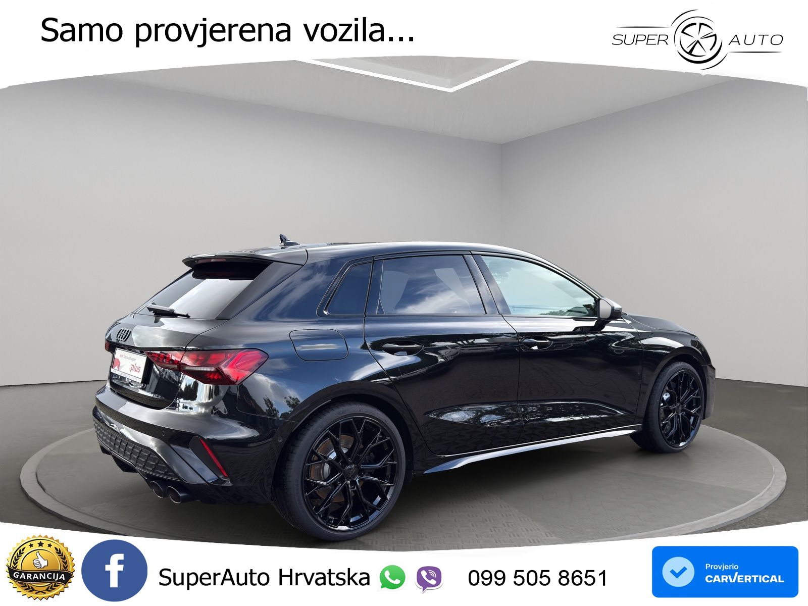 Audi S3 2.0 TFSI (333 KS) quattro S tronic MATRIX+GR SJED+KAM