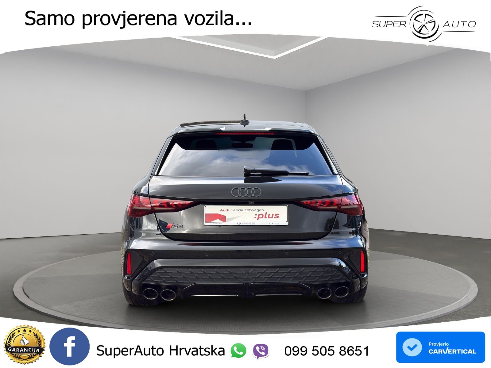 Audi S3 2.0 TFSI (333 KS) quattro S tronic MATRIX+GR SJED+KAM
