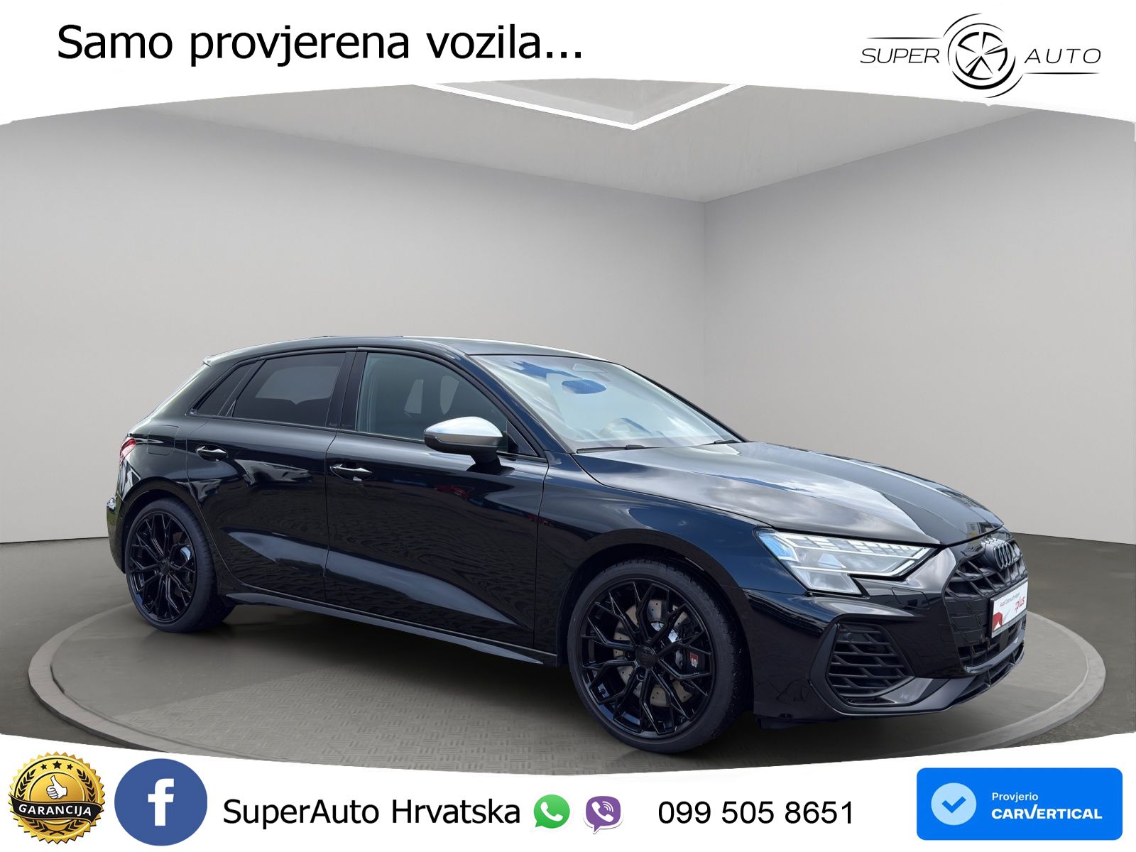 Audi S3 2.0 TFSI (333 KS) quattro S tronic MATRIX+GR SJED+KAM