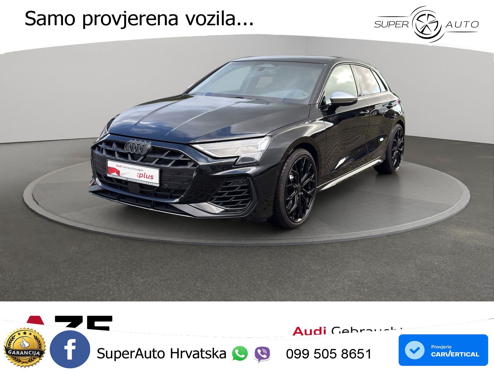 Audi S3 2.0 TFSI (333 KS) quattro S tronic MATRIX+GR SJED+KAM