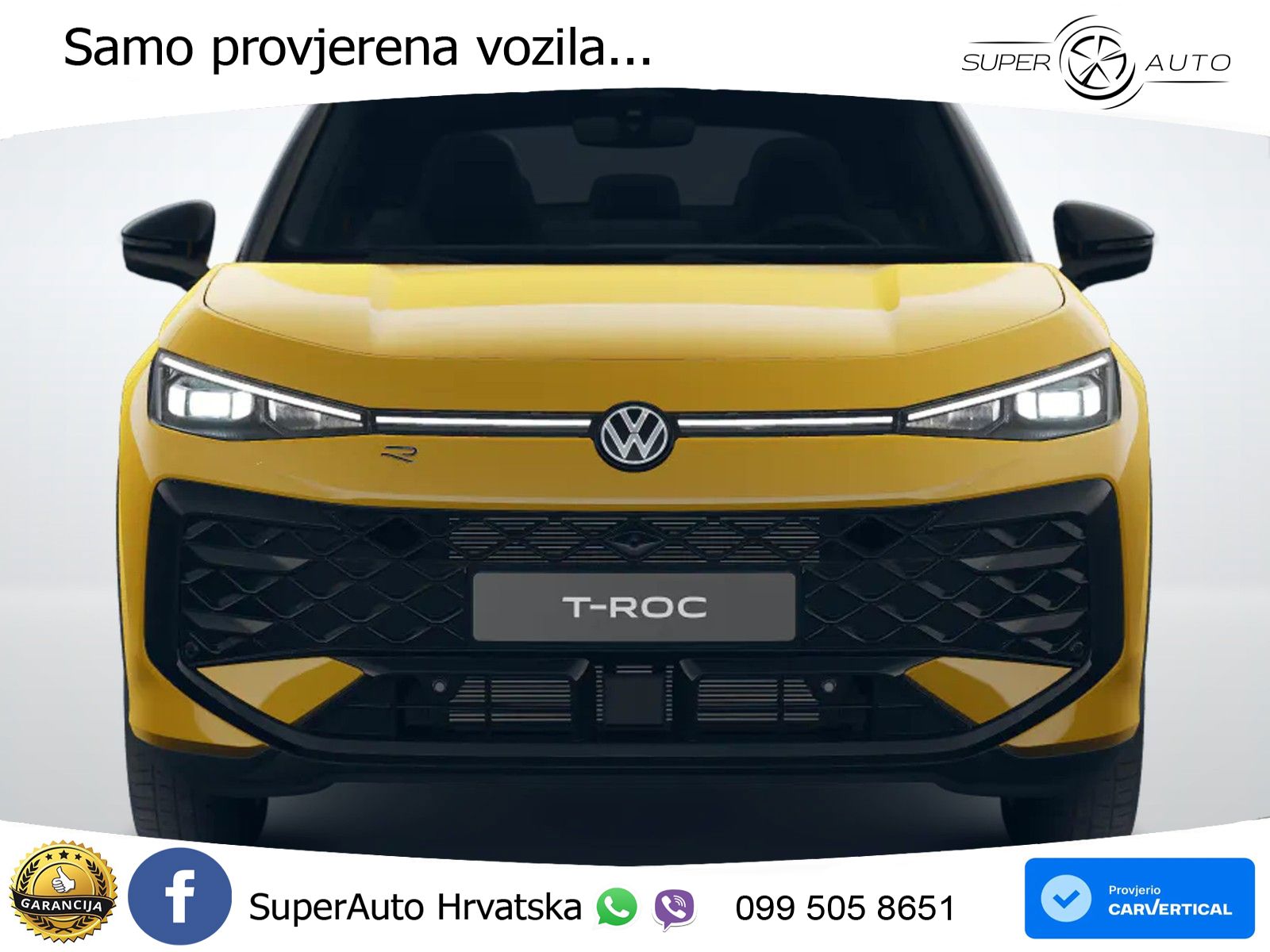 Volkswagen T-Roc 1.5 eTSI (150 KS)  DSG R-Line LED+GR SJED+ACC