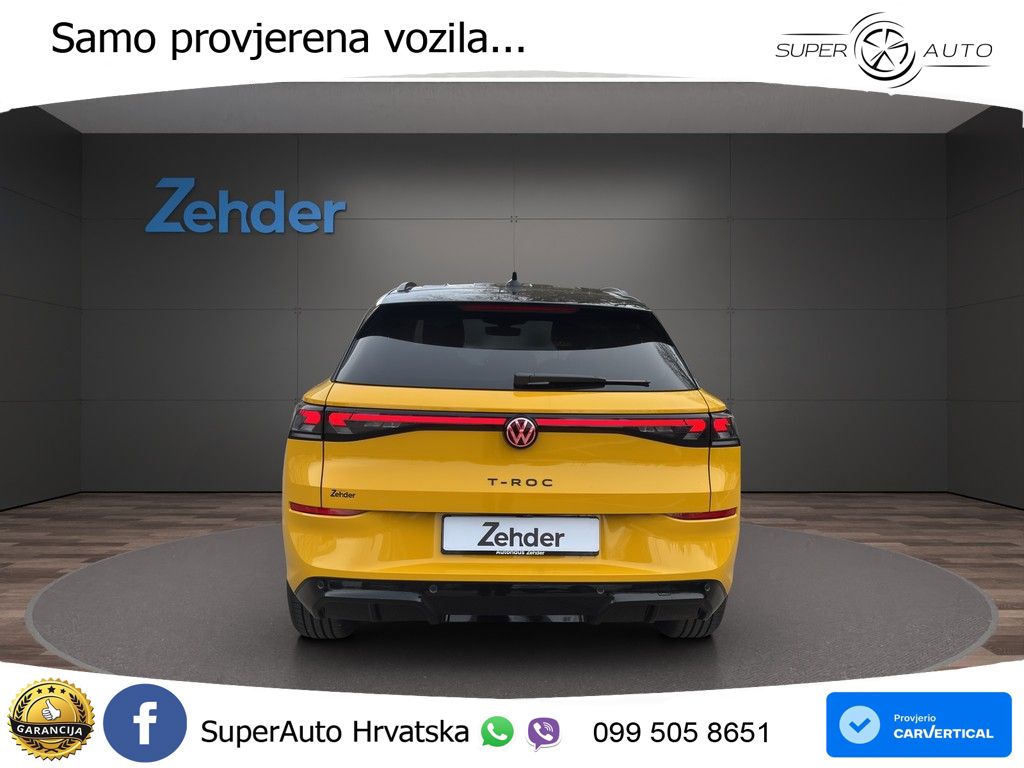Volkswagen T-Roc 1.5 eTSI (150 KS)  DSG R-Line LED+GR SJED+ACC