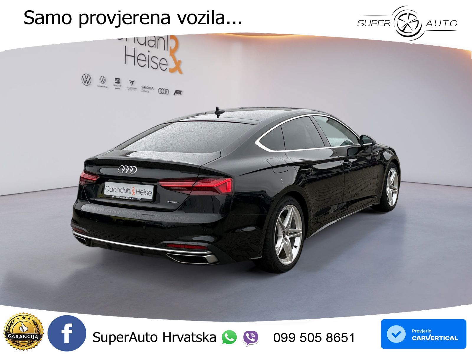 Audi A5 Sportback 45 TFSI (265 KS) quattro S tronic advanced