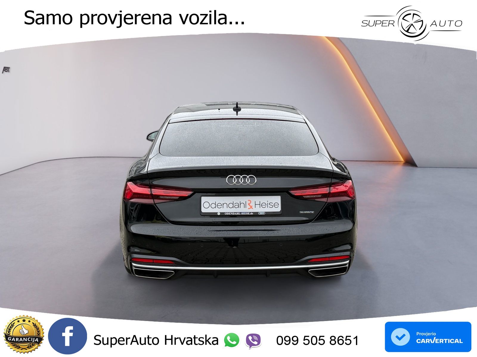 Audi A5 Sportback 45 TFSI (265 KS) quattro S tronic advanced