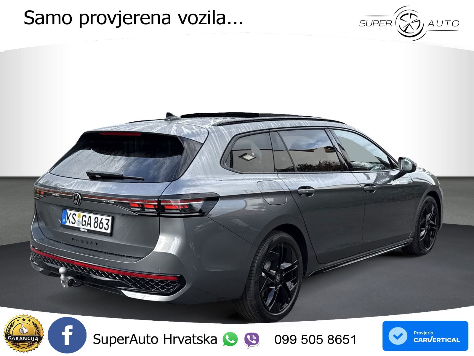 Volkswagen Passat Variant 2.0 TDI (193 KS) 4MOTION DSG R-Line MATRIX+GR SJED+KAM