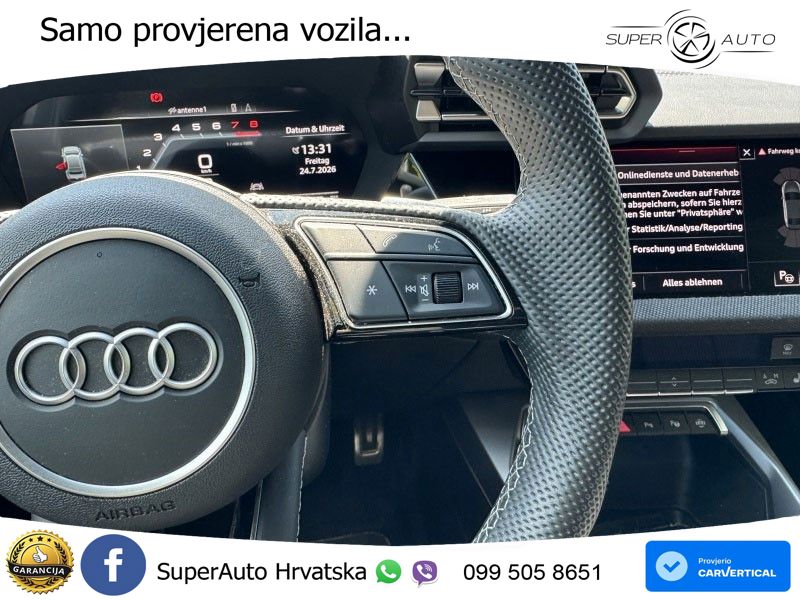 Audi S3 Limuzina 2.0 TFSI (333 KS) quattro S tronic LED+GR SJED+ACC