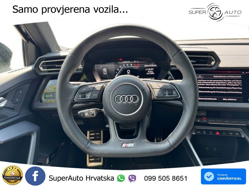 Audi S3 Limuzina 2.0 TFSI (333 KS) quattro S tronic LED+GR SJED+ACC