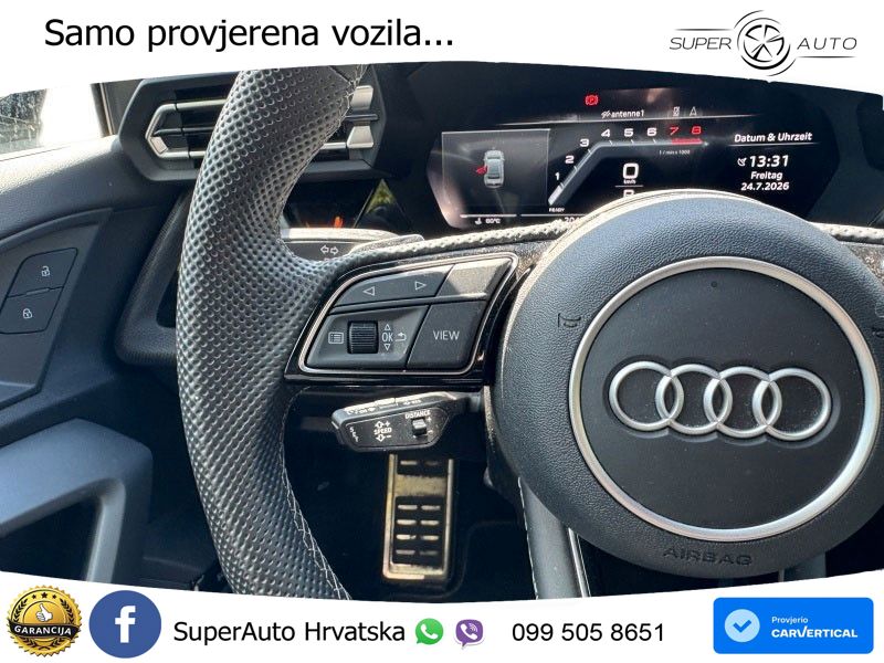 Audi S3 Limuzina 2.0 TFSI (333 KS) quattro S tronic LED+GR SJED+ACC