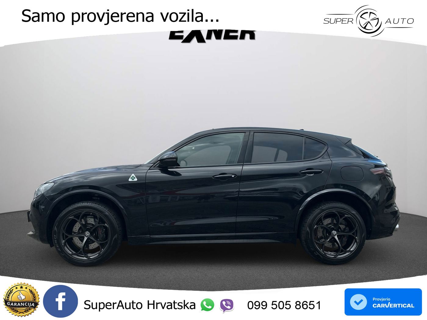 Alfa Romeo Stelvio Quadrifoglio 2.9 V6 Bi-Turbo (520 KS) Q4 Automatic LED+GR SJED+ACC