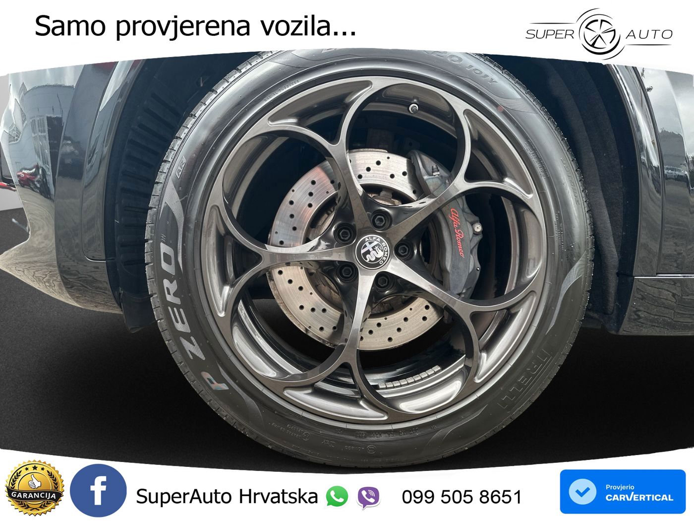 Alfa Romeo Stelvio Quadrifoglio 2.9 V6 Bi-Turbo (520 KS) Q4 Automatic LED+GR SJED+ACC