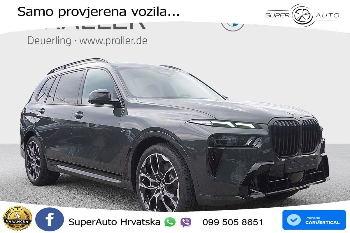 BMW X7 40d (352 KS) xDrive Steptronic M Sport ZRAČNI+ACC+GR SJED+KAM+PANO