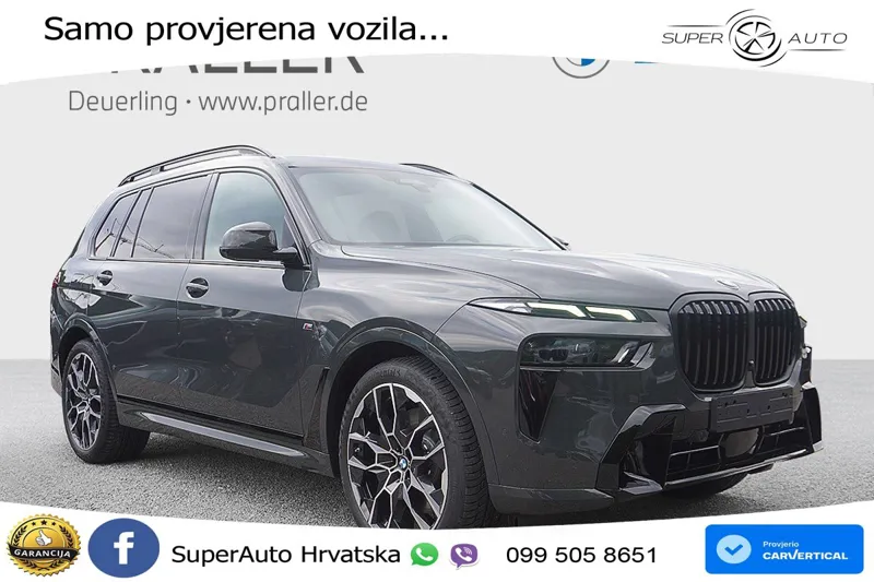 BMW X7 40d (352 KS) xDrive Steptronic M Sport ZRAČNI+ACC+GR SJED+KAM+PANO