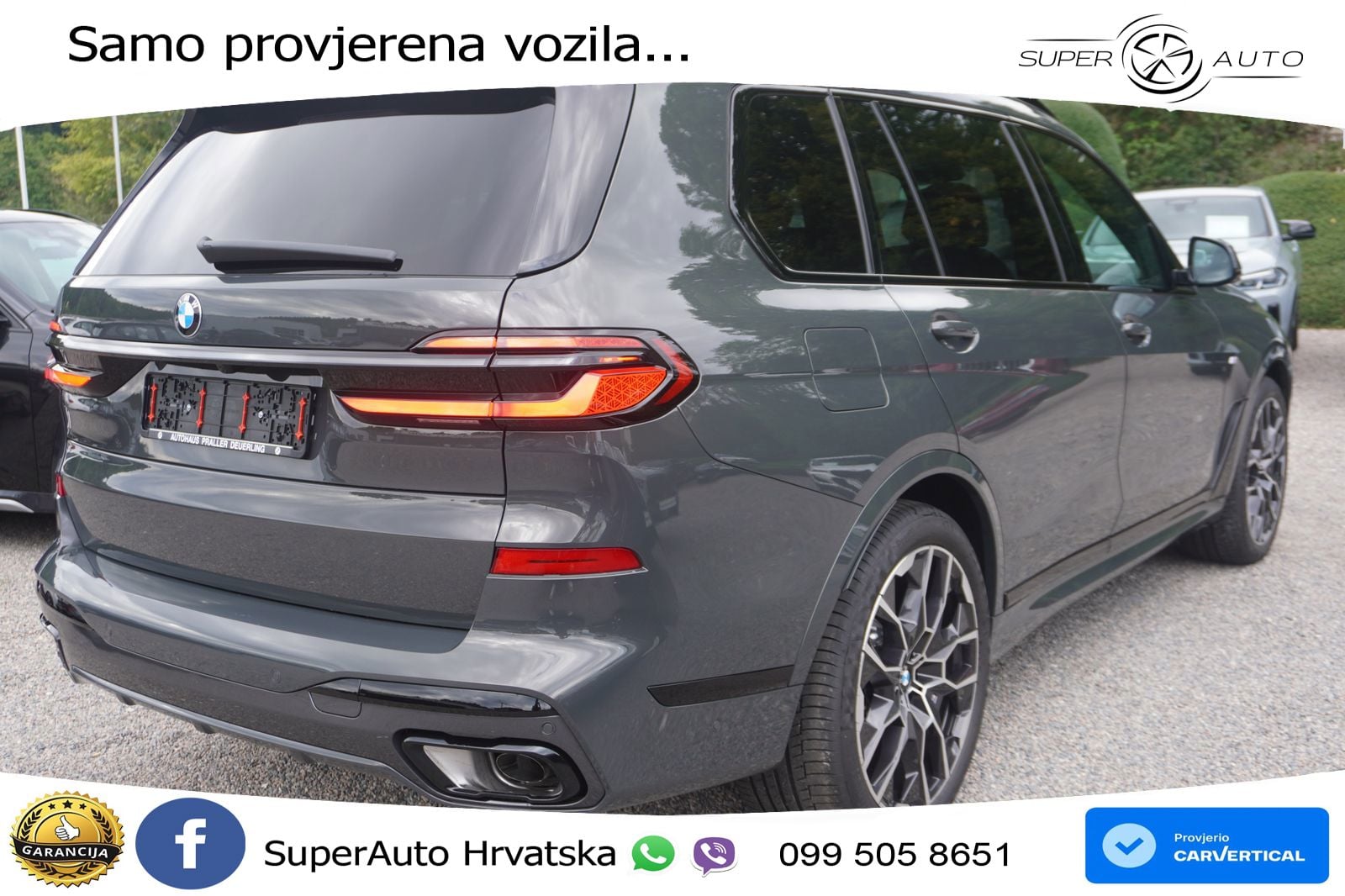 BMW X7 40d (352 KS) xDrive Steptronic M Sport ZRAČNI+ACC+GR SJED+KAM+PANO