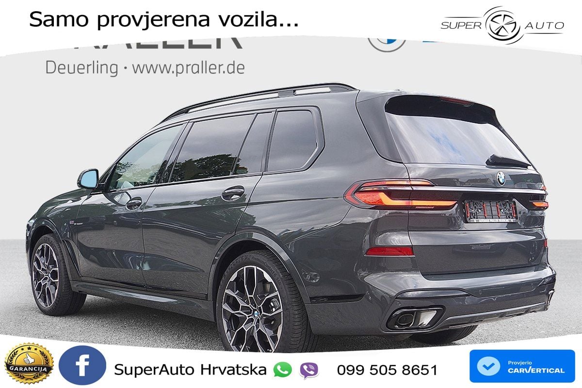 BMW X7 40d (352 KS) xDrive Steptronic M Sport ZRAČNI+ACC+GR SJED+KAM+PANO
