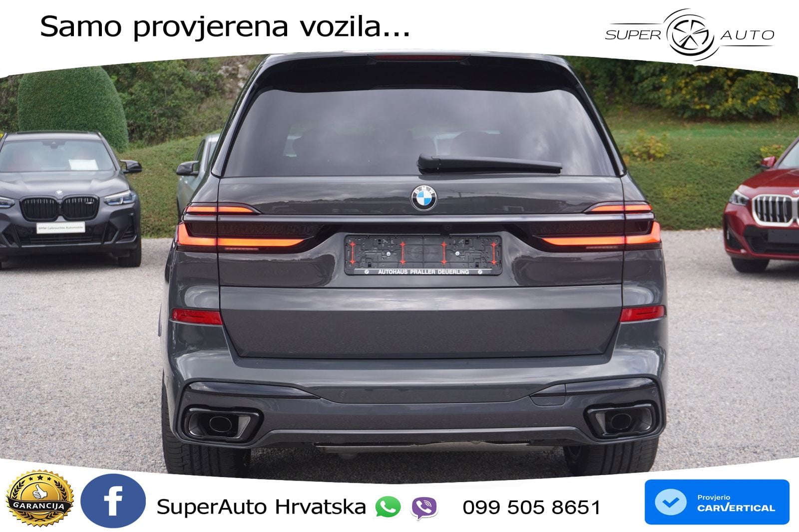 BMW X7 40d (352 KS) xDrive Steptronic M Sport ZRAČNI+ACC+GR SJED+KAM+PANO