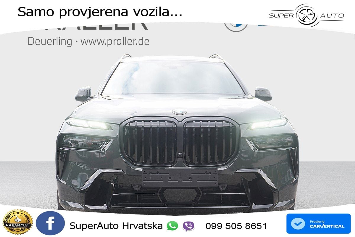 BMW X7 40d (352 KS) xDrive Steptronic M Sport ZRAČNI+ACC+GR SJED+KAM+PANO
