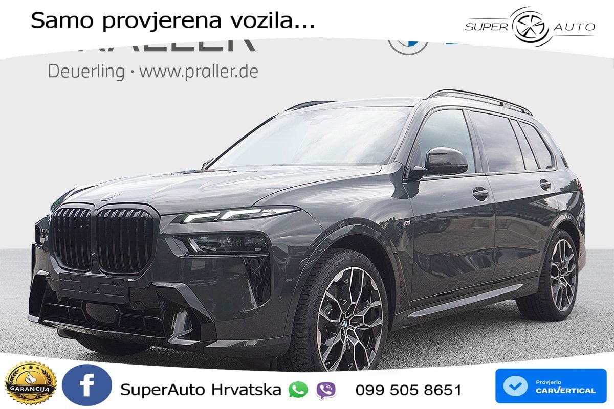 BMW X7 40d (352 KS) xDrive Steptronic M Sport ZRAČNI+ACC+GR SJED+KAM+PANO