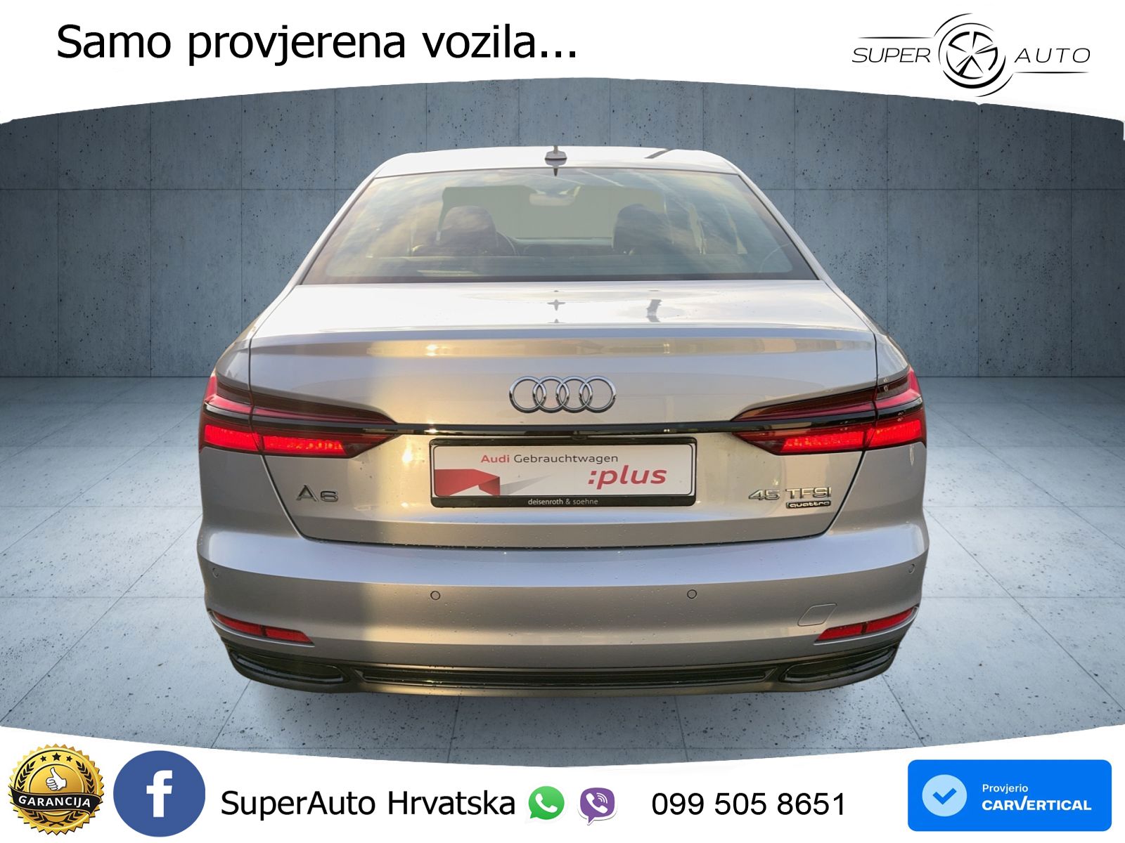 Audi A6 45 TFSI (265 KS) quattro ultra S tronic LED+GR SJED+ACC