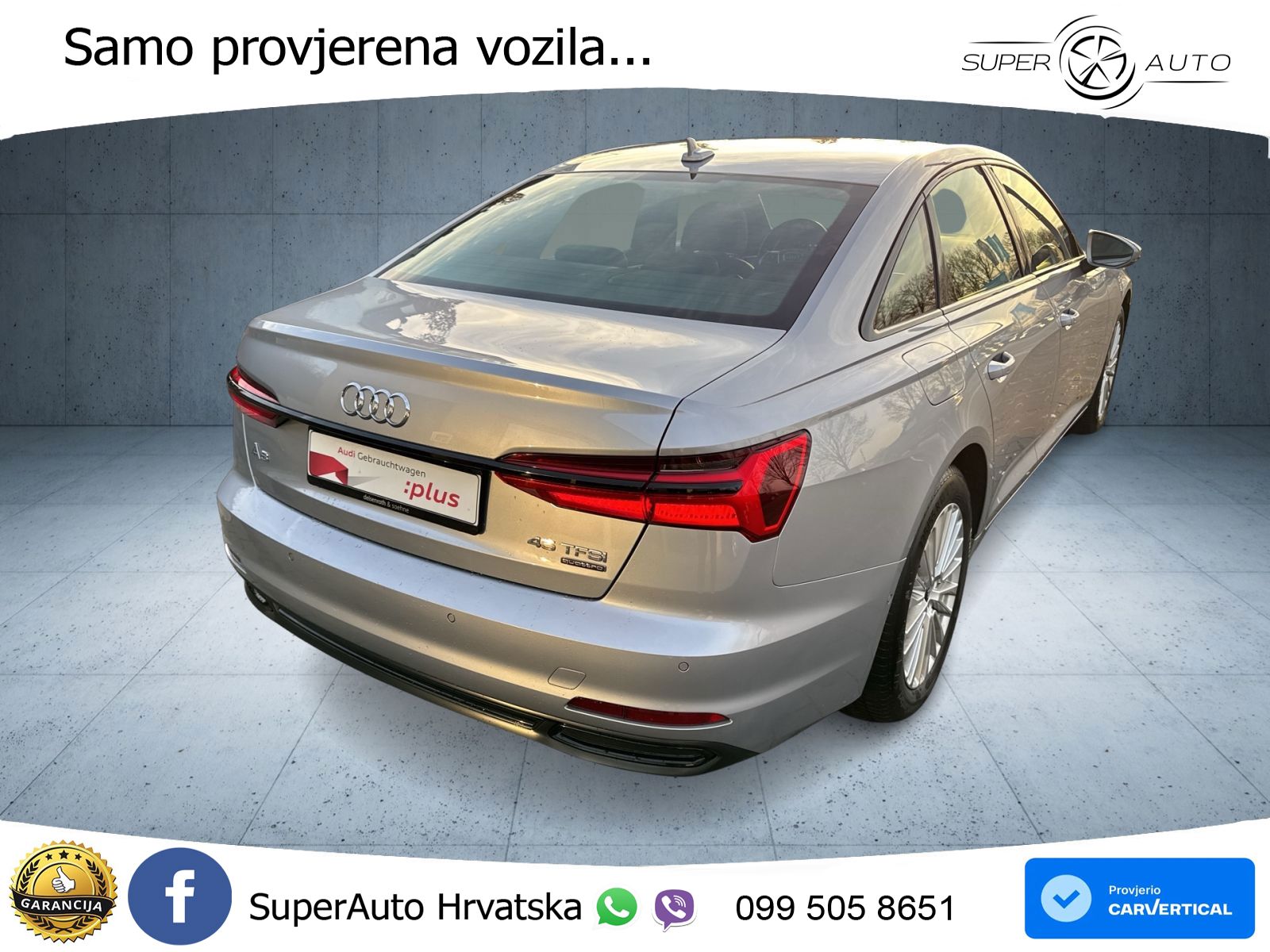 Audi A6 45 TFSI (265 KS) quattro ultra S tronic LED+GR SJED+ACC