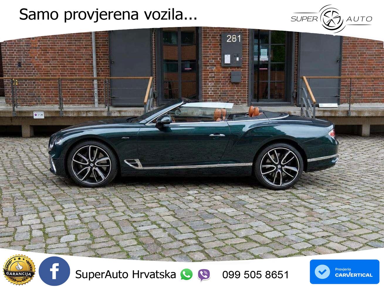 Bentley Continental GTC III 4.0 V8 (550 KS) AWD DCT LED+GR SJED+ACC