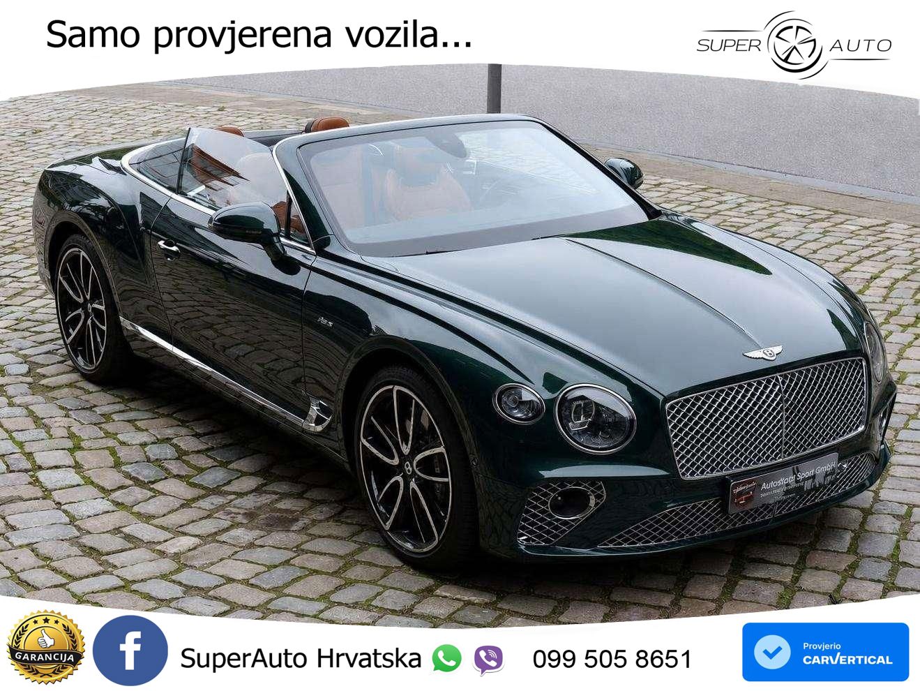 Bentley Continental GTC III 4.0 V8 (550 KS) AWD DCT LED+GR SJED+ACC