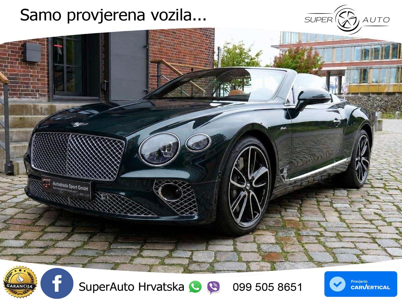 Bentley Continental GTC III 4.0 V8 (550 KS) AWD DCT LED+GR SJED+ACC
