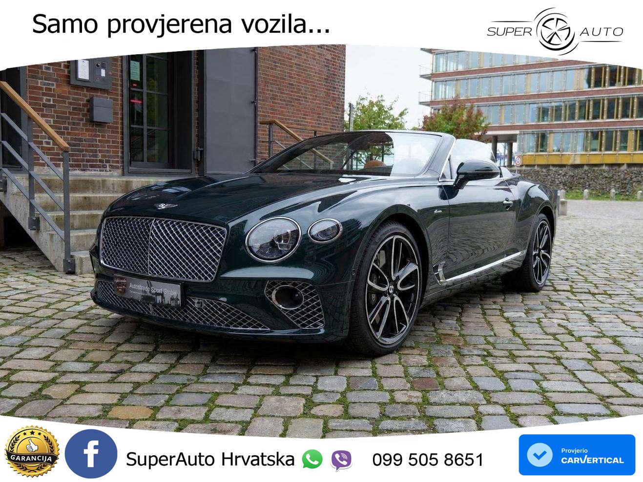 Bentley Continental GTC III 4.0 V8 (550 KS) AWD DCT LED+GR SJED+ACC