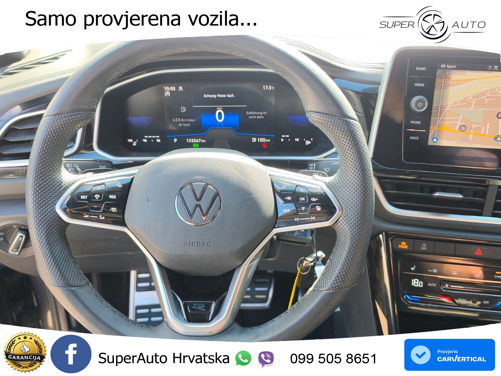 Volkswagen T-Roc 2.0 TDI (150 KS) DSG R-Line LED+GR SJED+ACC