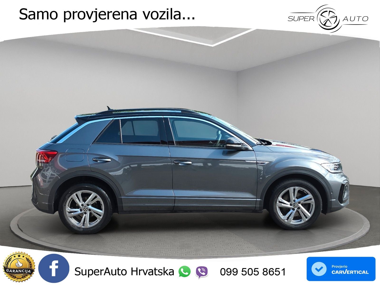 Volkswagen T-Roc 2.0 TDI (150 KS) DSG R-Line LED+GR SJED+ACC