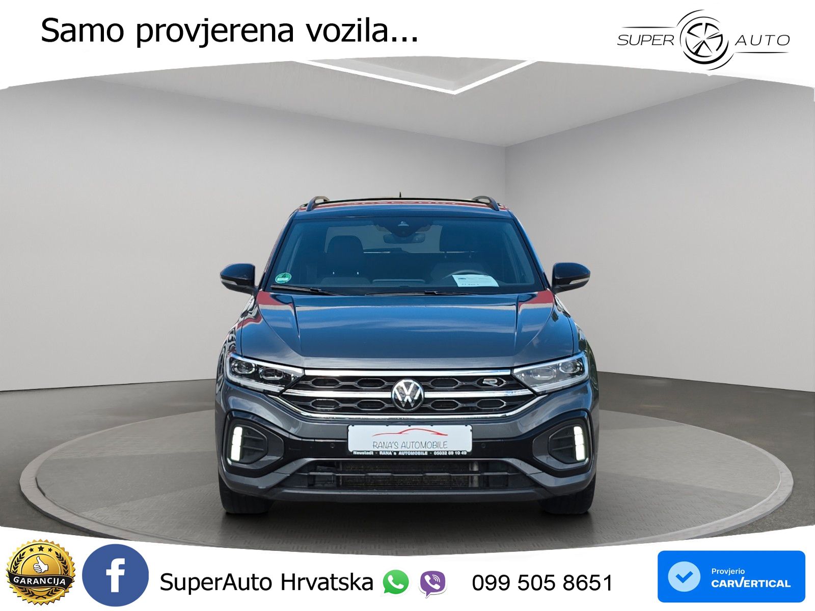 Volkswagen T-Roc 2.0 TDI (150 KS) DSG R-Line LED+GR SJED+ACC