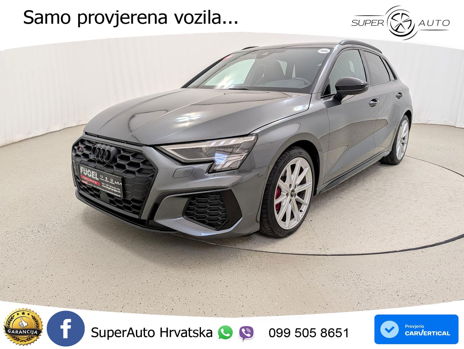 Audi S3 2.0 TFSI (310 KS) quattro S tronic LED+GR SJED+ACC