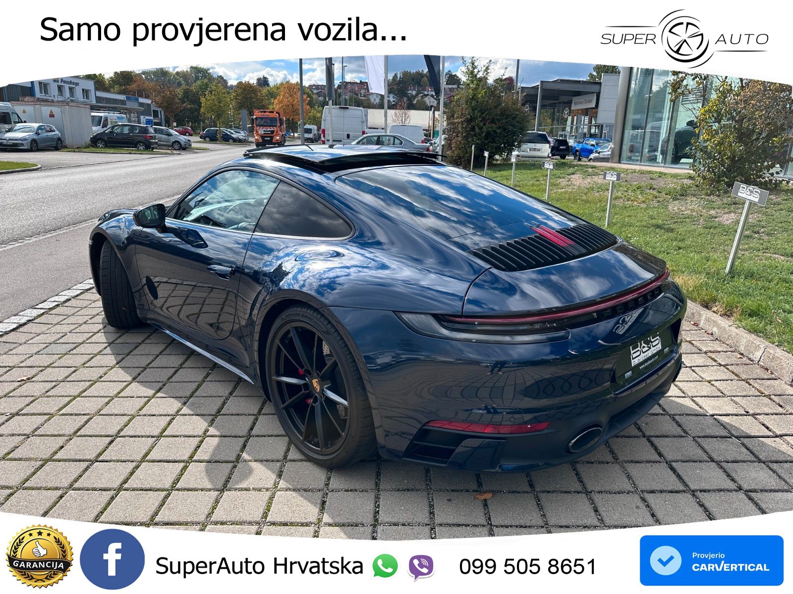 Porsche 911 Carrera 4S 3.0 (450 KS) PDK ZRAČNI+ACC+GR SJED+KAM