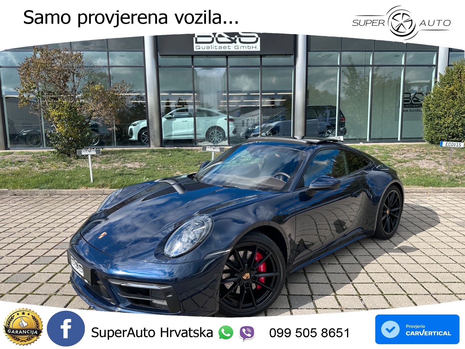 Porsche 911 Carrera 4S 3.0 (450 KS) PDK ZRAČNI+ACC+GR SJED+KAM