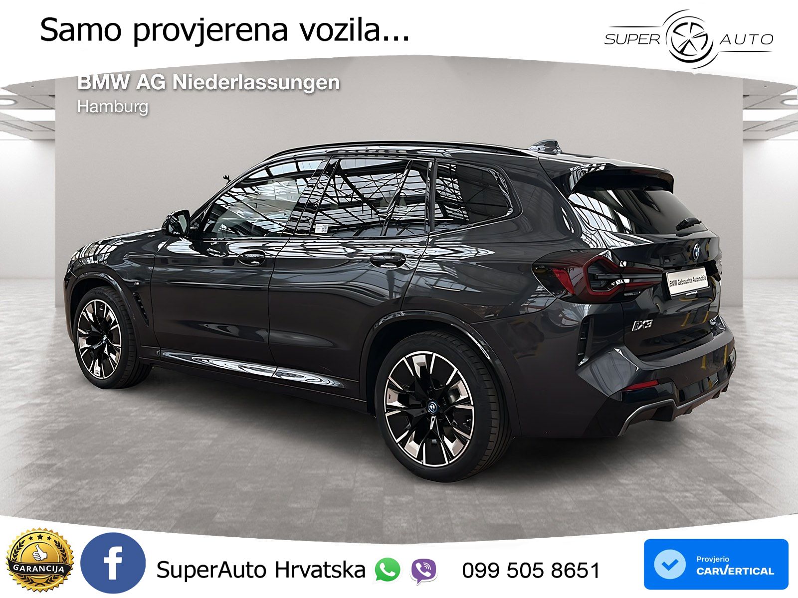 BMW iX3 80 kWh (286 KS) M Sport