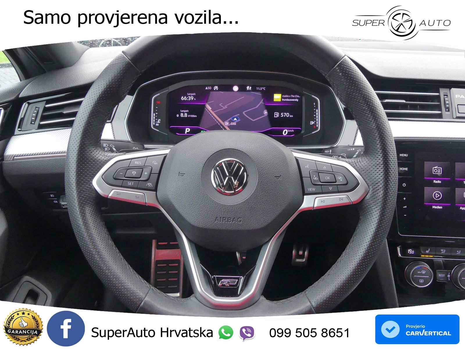 Volkswagen Passat Variant 2.0 TSI (272 KS) 4MOTION DSG R-Line LED+GR SJED+ACC