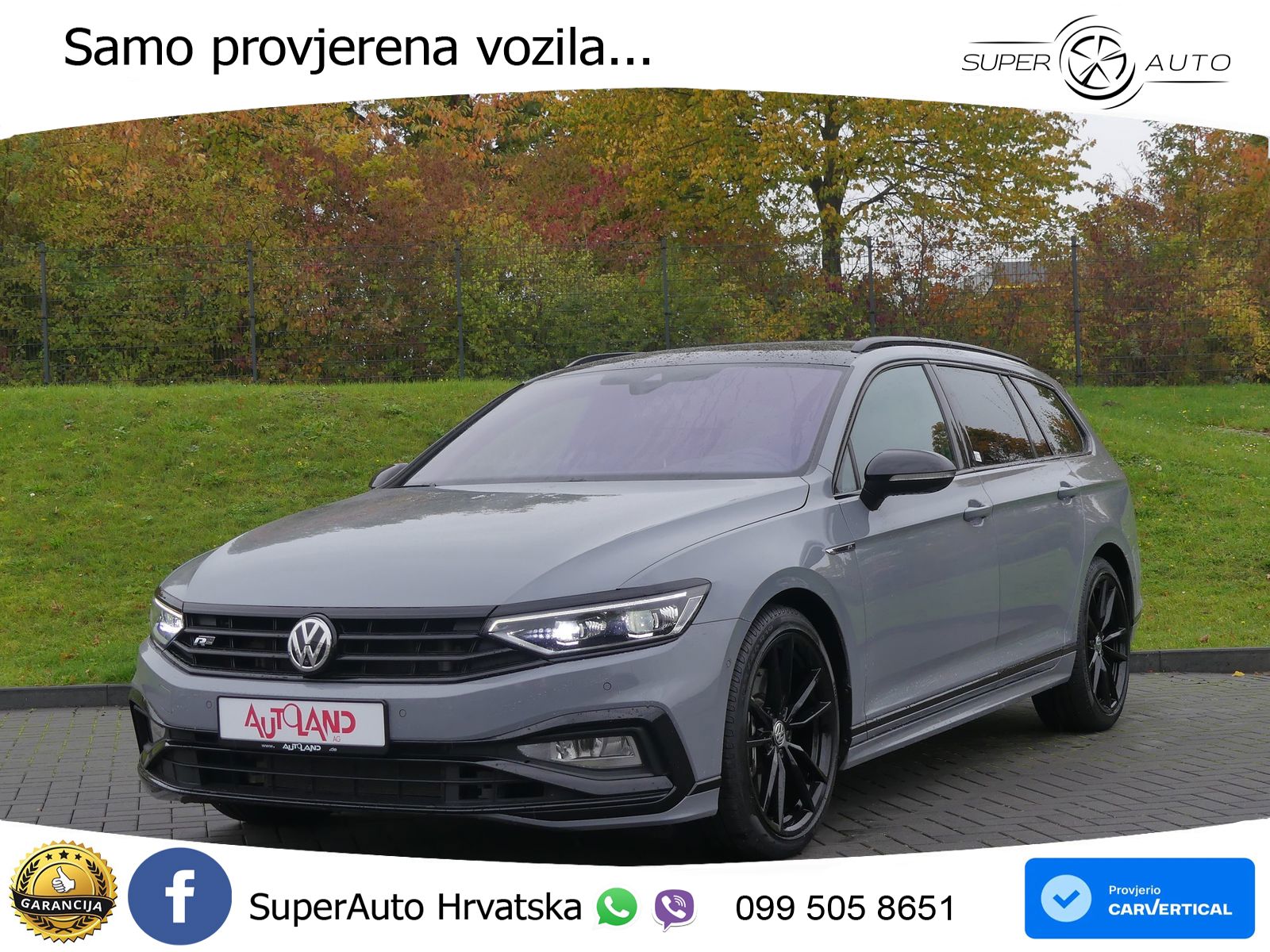 Volkswagen Passat Variant 2.0 TSI (272 KS) 4MOTION DSG R-Line LED+GR SJED+ACC