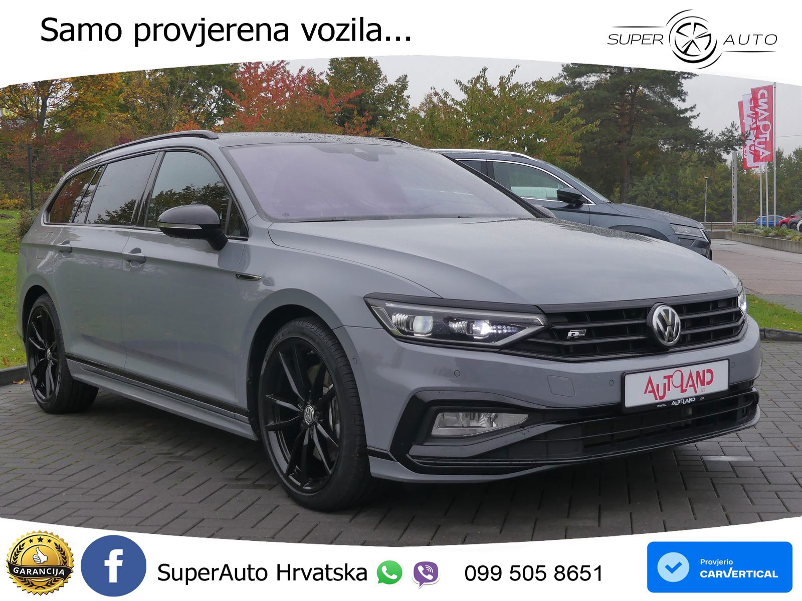 Volkswagen Passat Variant 2.0 TSI (272 KS) 4MOTION DSG R-Line LED+GR SJED+ACC