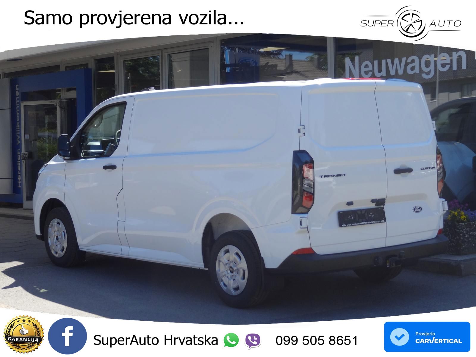 Ford Transit Custom Trend 320 L1H1 AUT SHZ behWSS AHK 170 KS