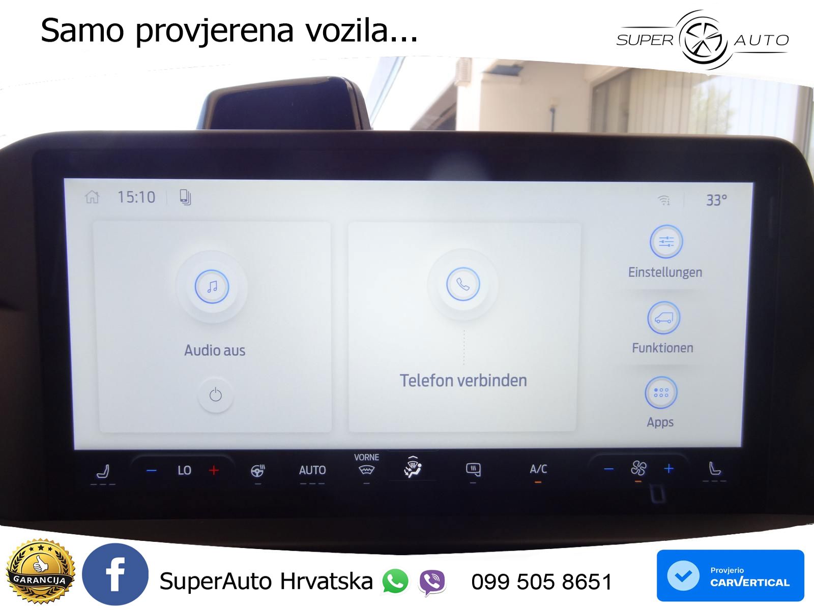 Ford Transit Custom Trend 320 L1H1 AUT SHZ behWSS AHK 170 KS