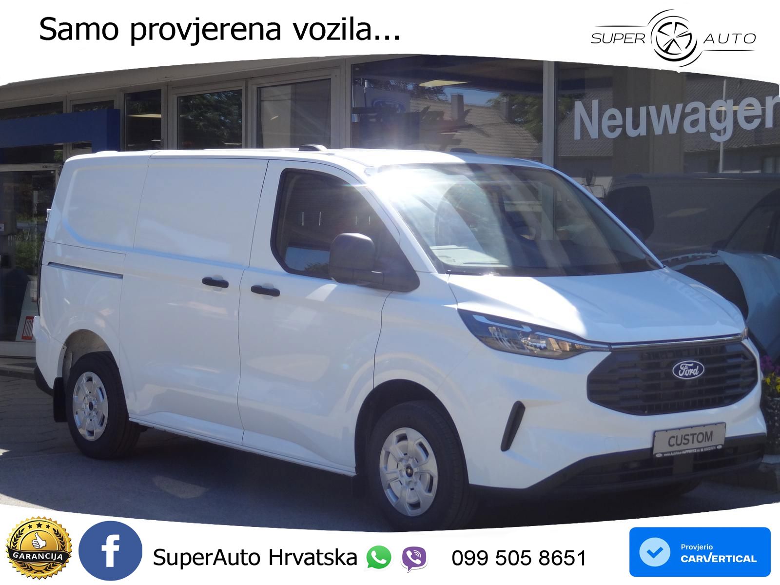 Ford Transit Custom Trend 320 L1H1 AUT SHZ behWSS AHK 170 KS