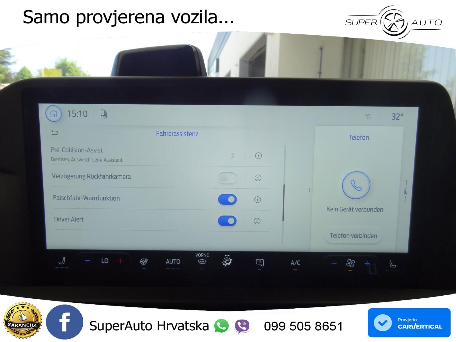 Ford Transit Custom Trend 320 L1H1 AUT SHZ behWSS AHK 170 KS