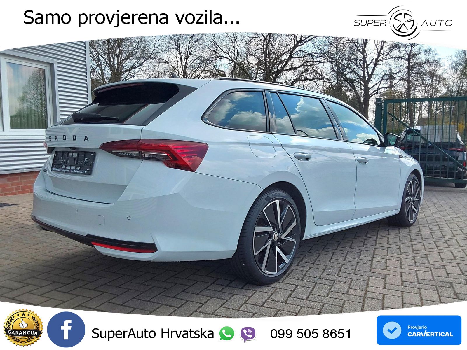 Škoda Octavia Combi 1.5 TSI (150 KS) DSG SportLine LED+GR SJED+ACC